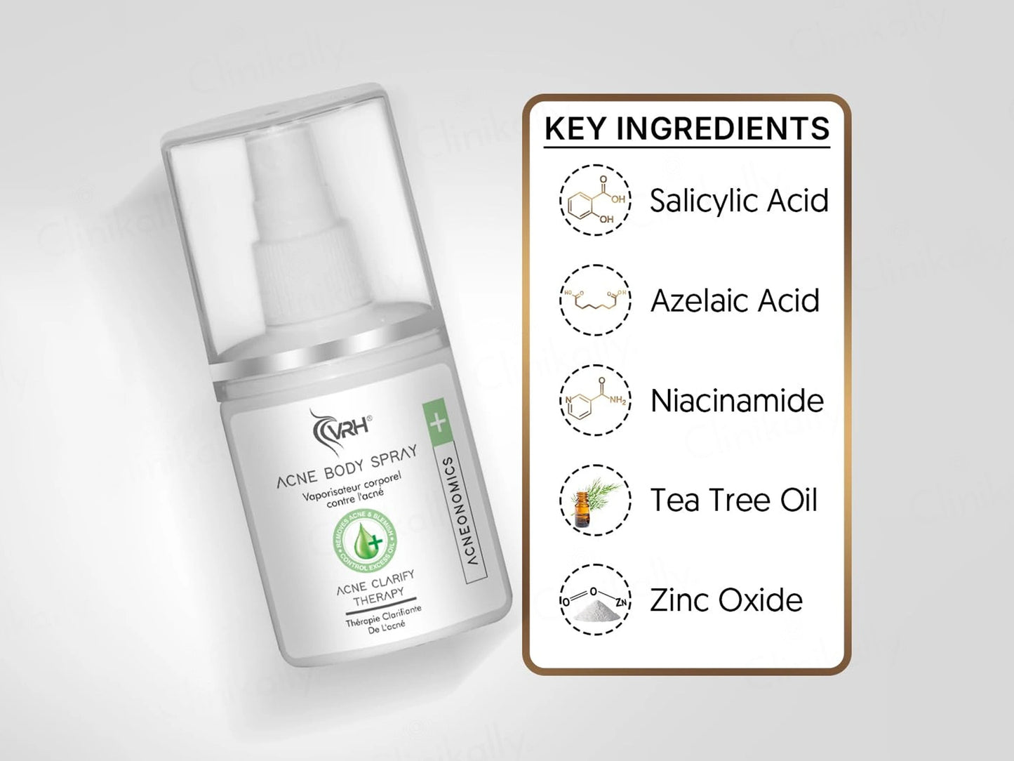 VRH Acne Clarify Therapy Body Spray