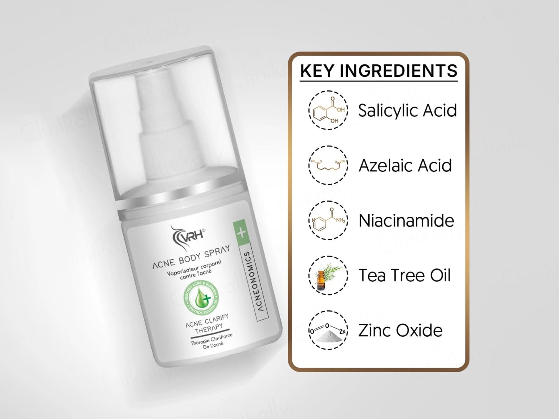 VRH Acne Clarify Therapy Body Spray