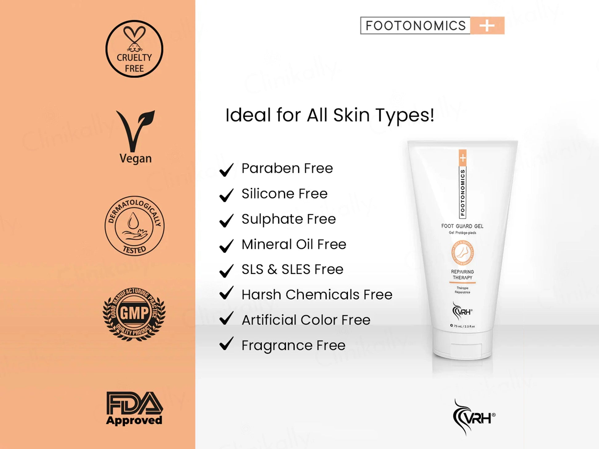 VRH Foot Guard Repairing Therapy Gel
