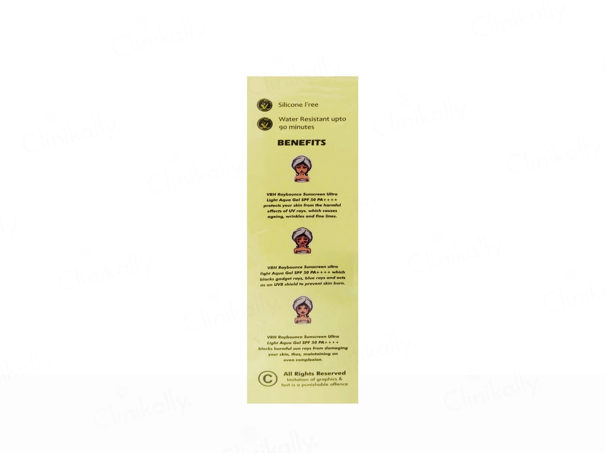 VRH Raybounce 5 In 1 Ultra Light Aqua Gel Sunscreen SPF 50 PA