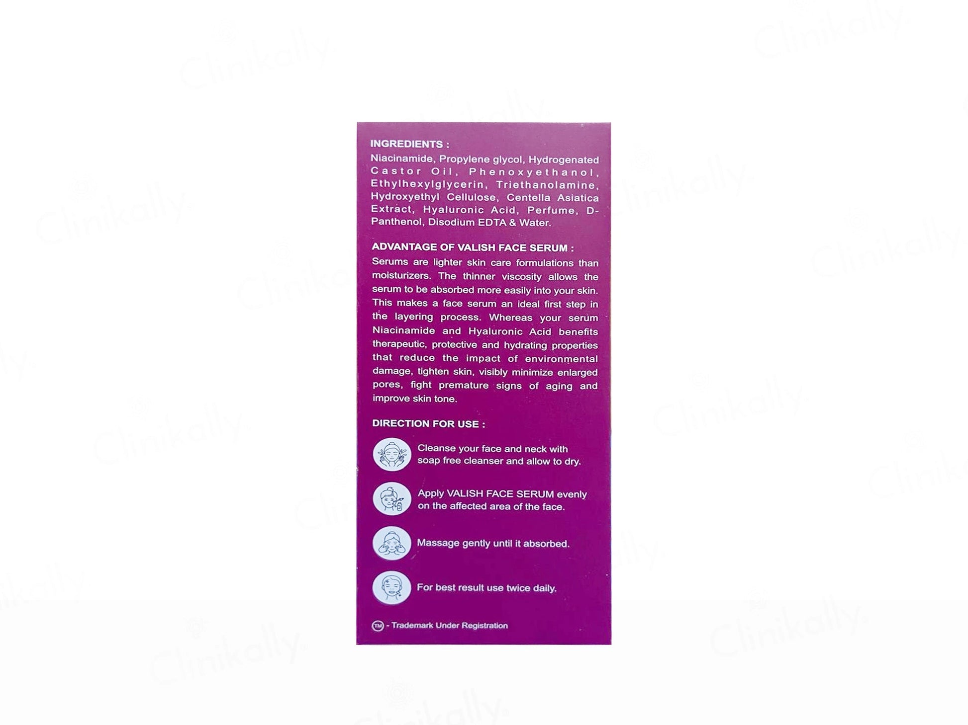 Valish Niacinamide and  Hyaluronic Acid Face Serum