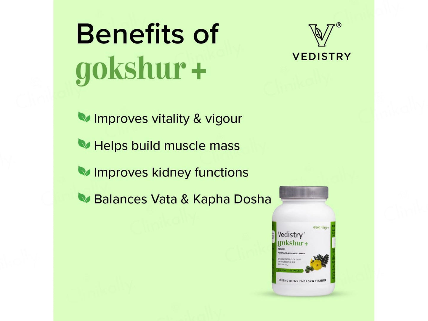 Vedistry Gokshur Ayurvedic Tablet