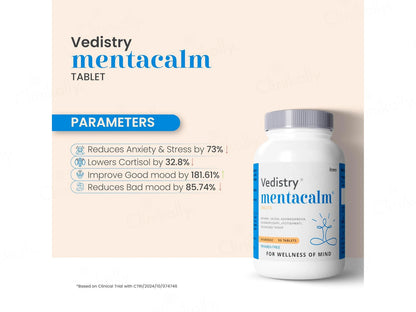 Vedistry Mentacalm Ayurvedic Tablet