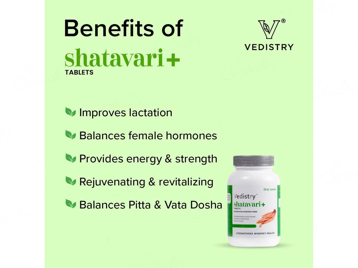 Vedistry Shatavari Ayurvedic Tablet