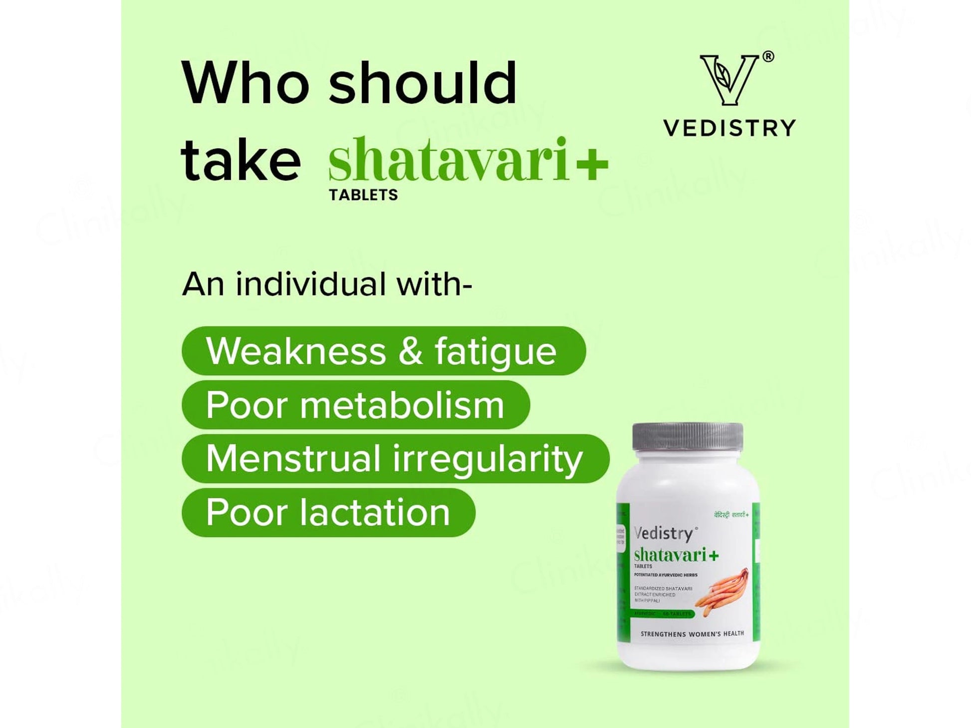 Vedistry Shatavari Ayurvedic Tablet