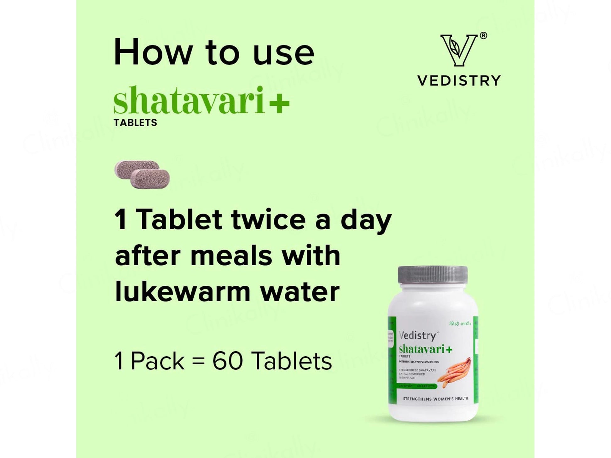 Vedistry Shatavari Ayurvedic Tablet