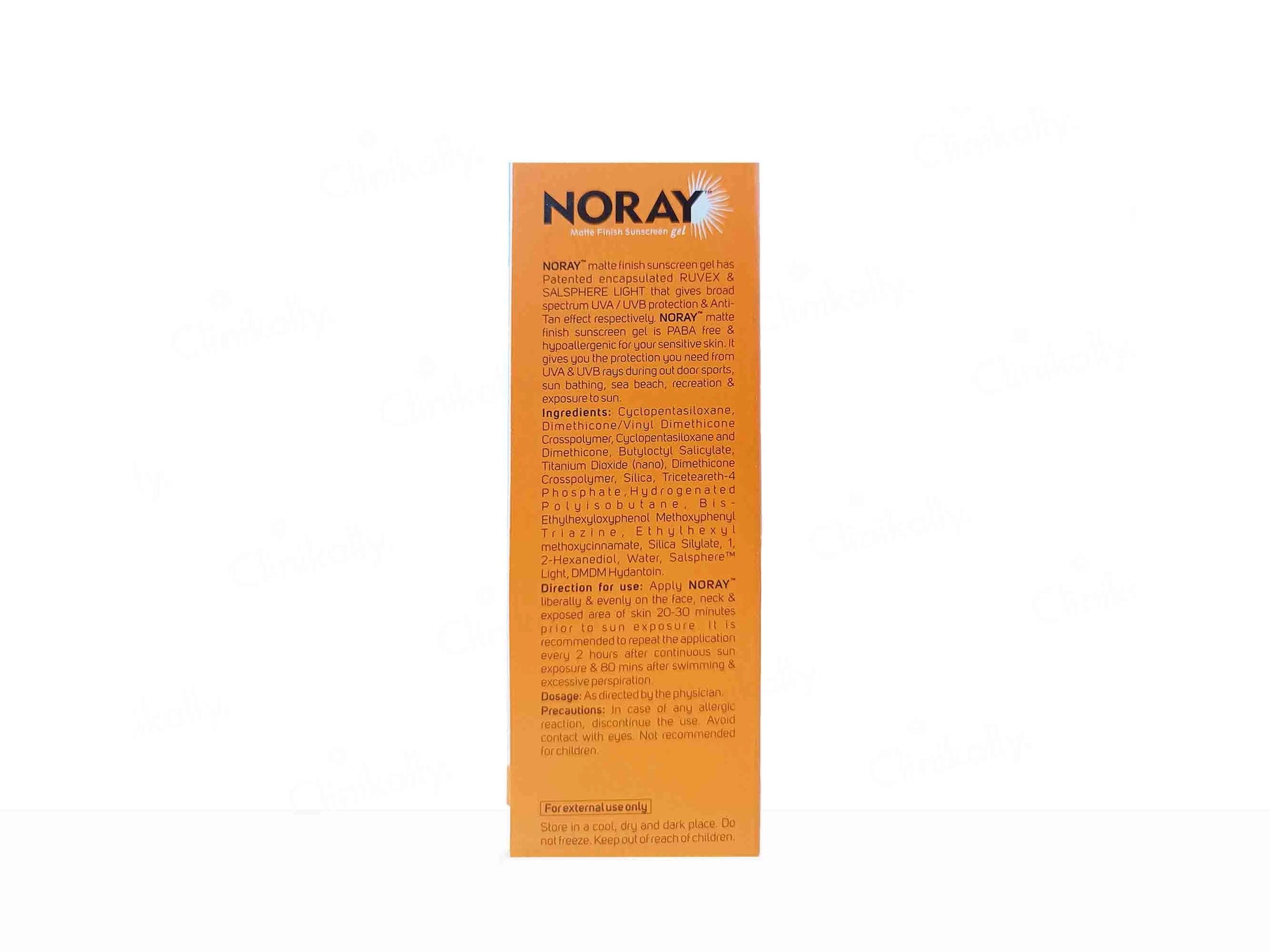 Vegetal Noray Matte Finish Sunscreen Gel SPF 50 PA