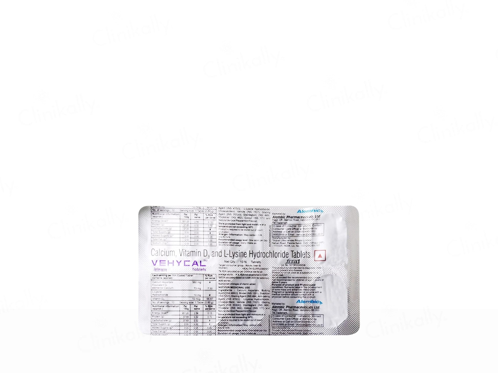 Vehycal Health Supplement Tablet