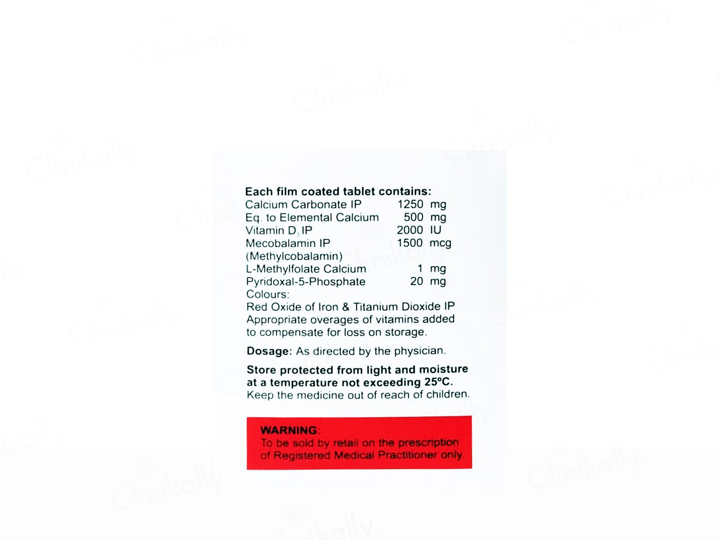 Vehycal XT Health Supplement Tablet