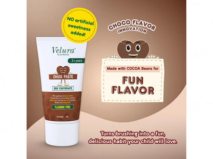 Velura Choco Paste Kids Toothpaste Kit