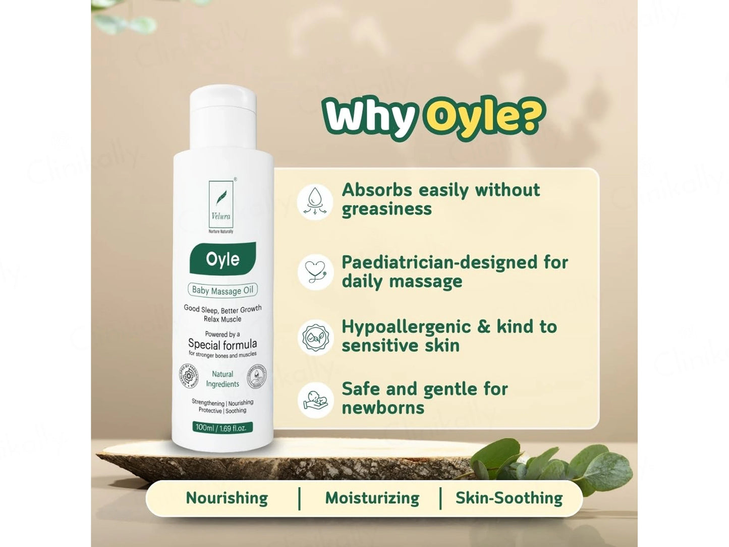 Velura Oyle Baby Massage Oil