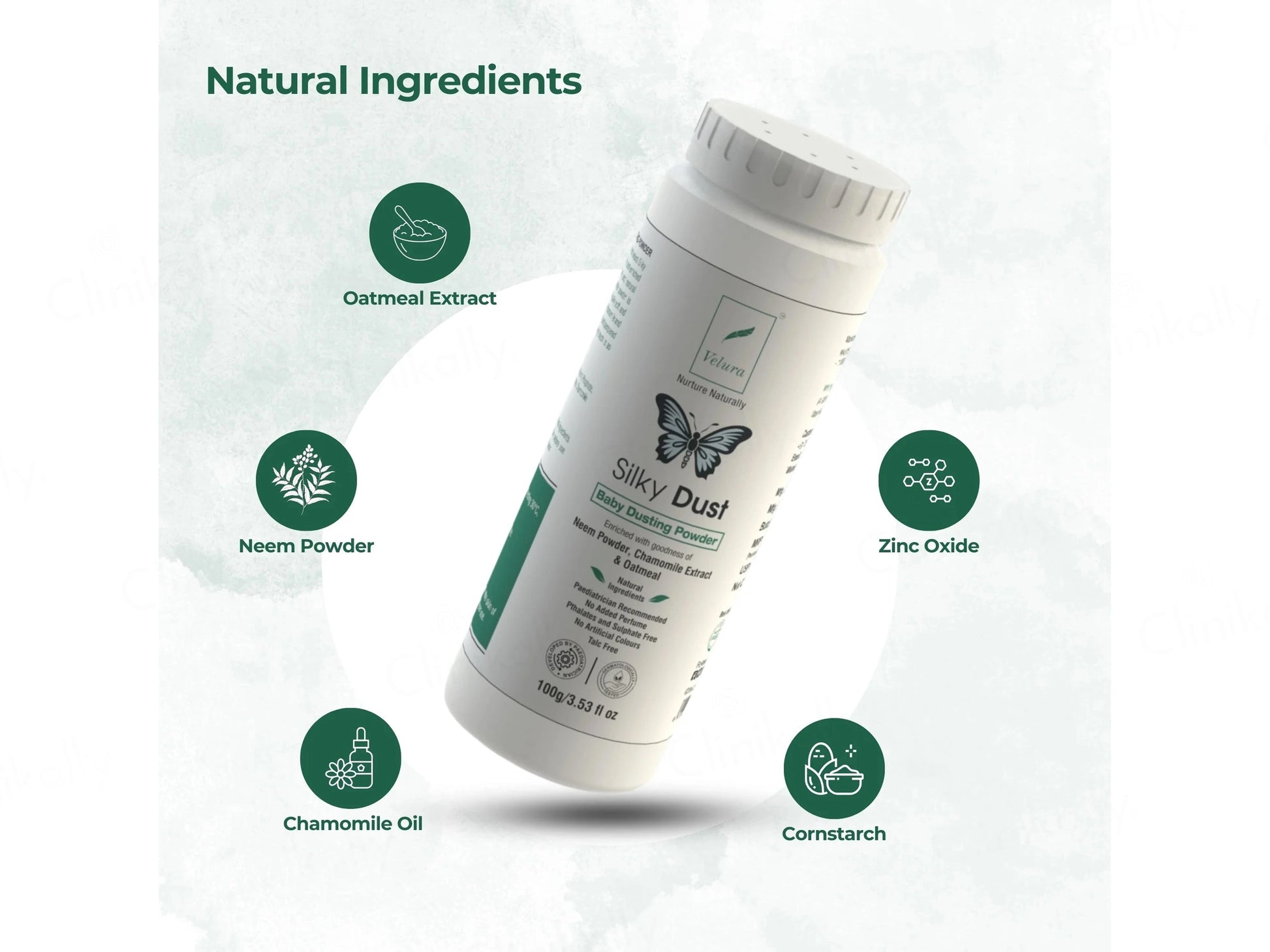 Velura Silky Dust Baby Dusting Powder