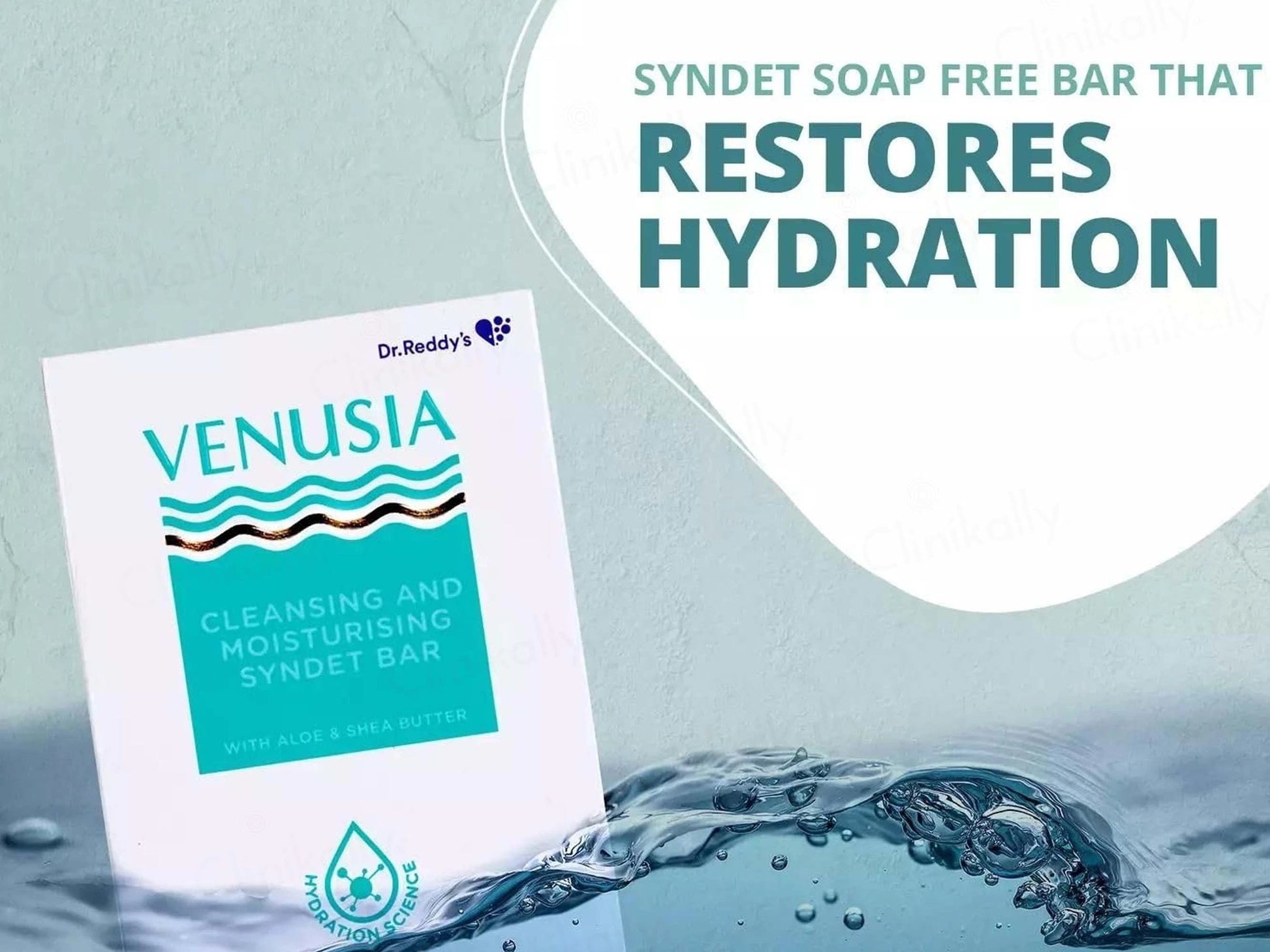 Venusia Cleansing and  Moisturising Syndet Bar
