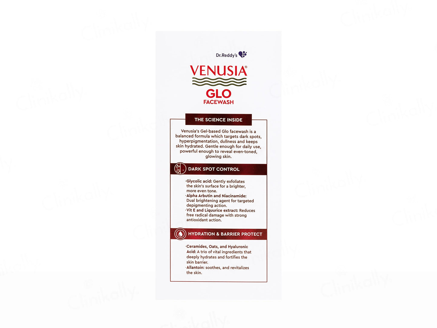 Venusia Glo Exfoliating and  Brightening Facewash