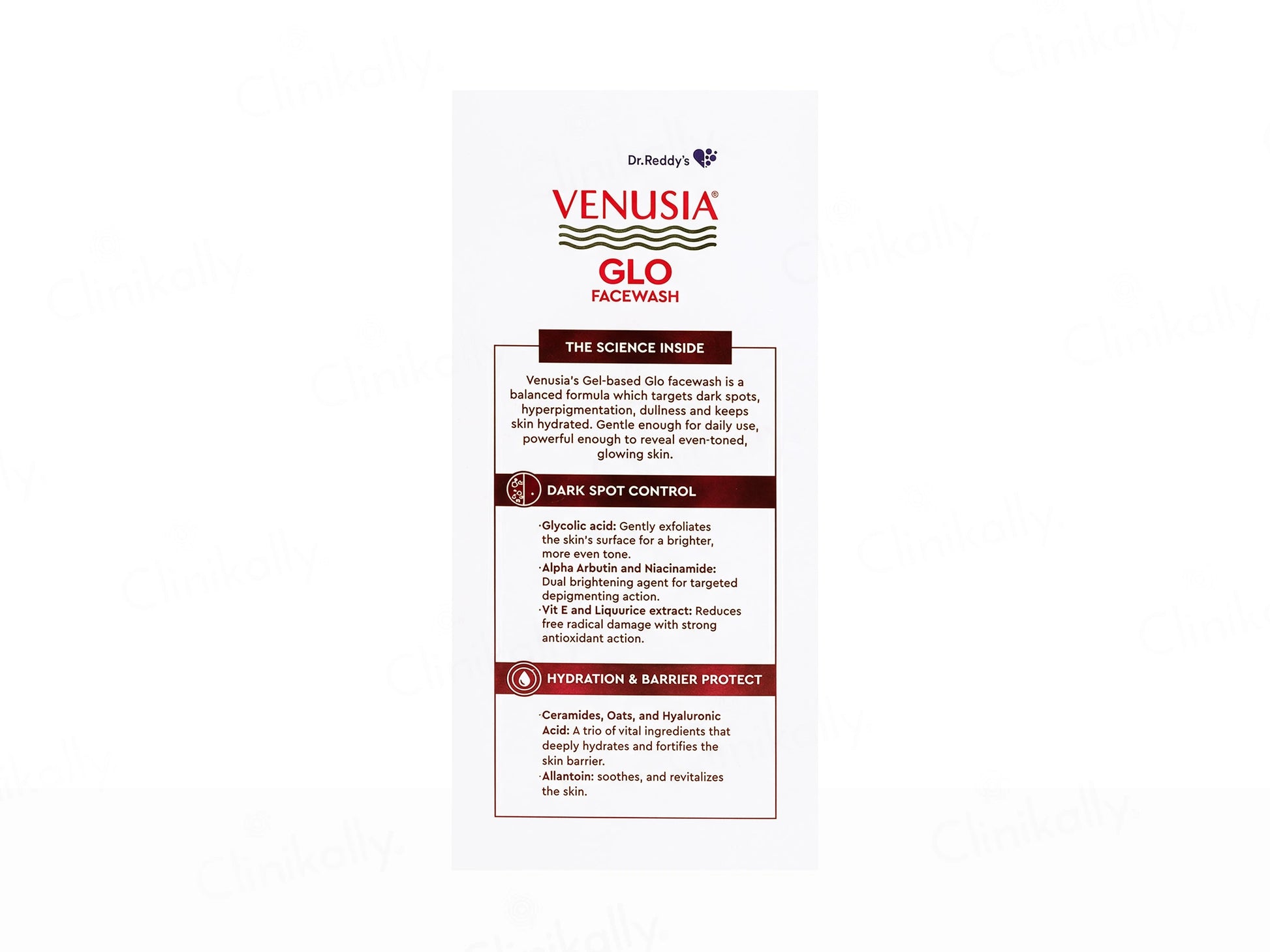 Venusia Glo Exfoliating and  Brightening Facewash