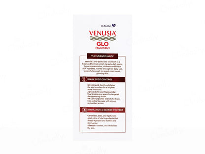 Venusia Glo Exfoliating and  Brightening Facewash