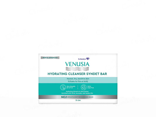 Venusia Hydrating Cleanser Syndet Bar