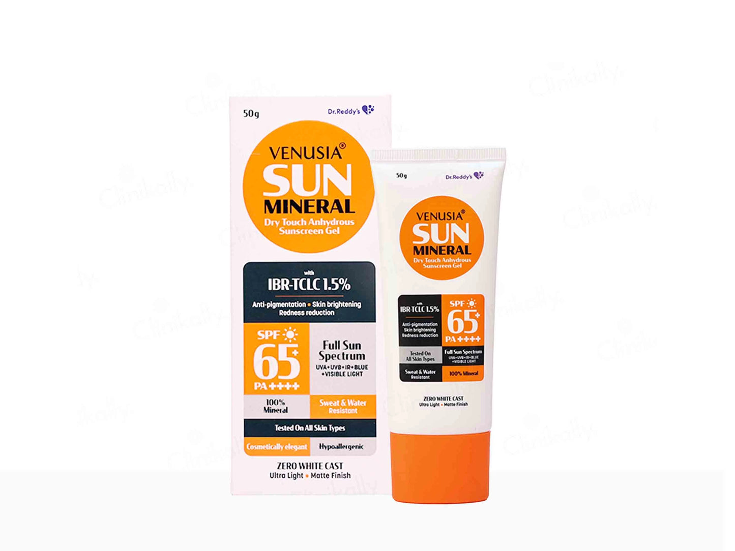 Venusia Sun Mineral Dry Touch Sunscreen Gel SPF 65 PA
