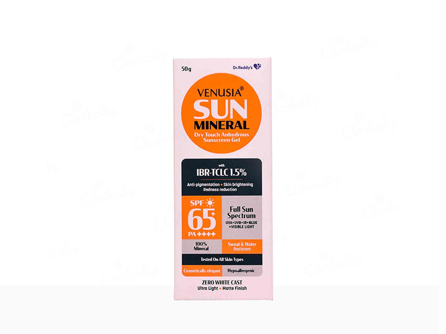 Venusia Sun Mineral Dry Touch Sunscreen Gel SPF 65 PA