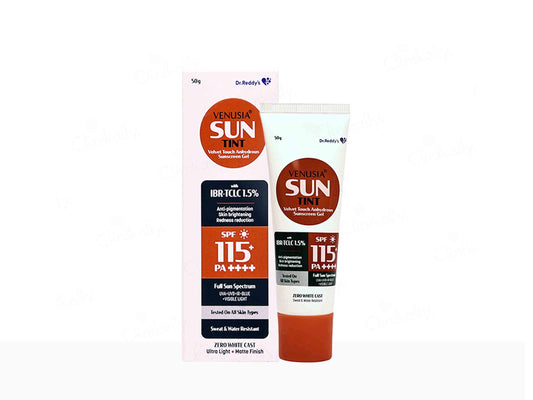 Venusia Sun Tint Velvet Touch Sunscreen Gel SPF 115 PA