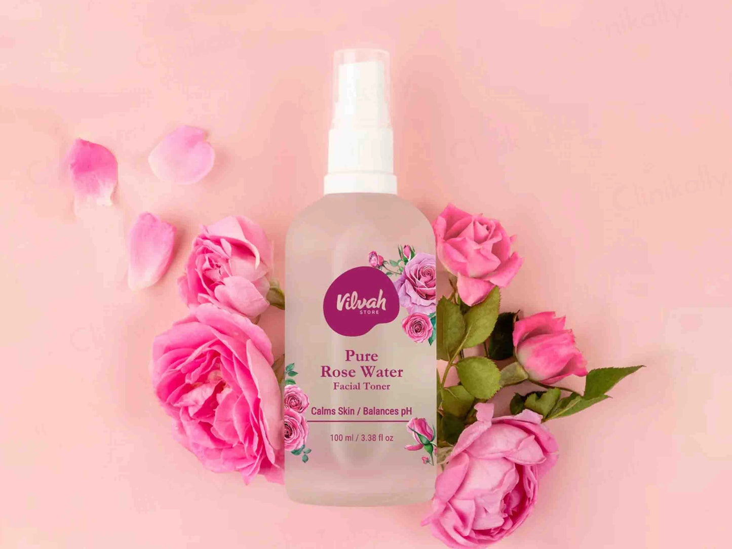 Vilvah Store Pure Rose Water Facial Toner