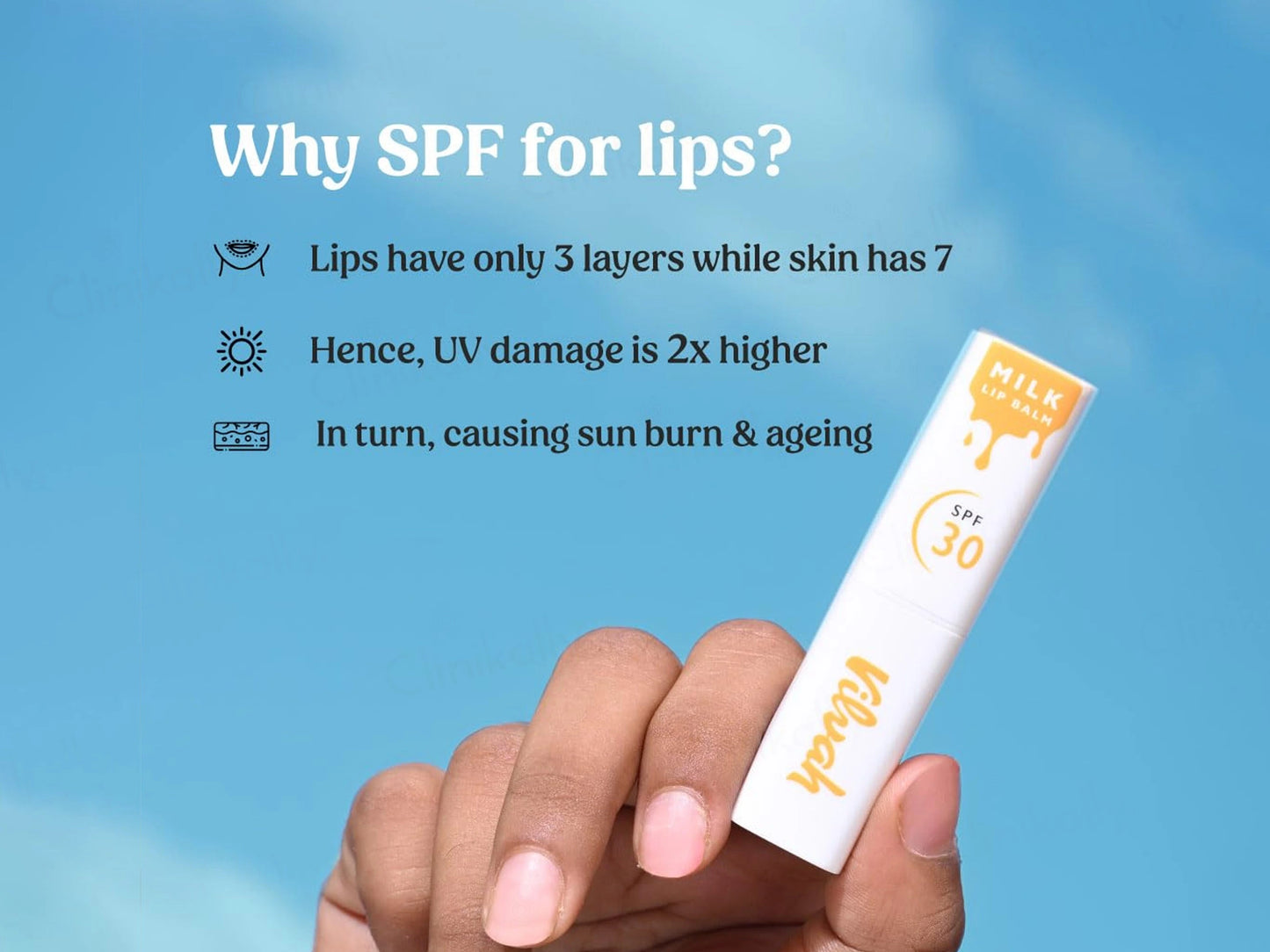 Vilvah Store Soy Milk Lip Balm SPF 30 PA