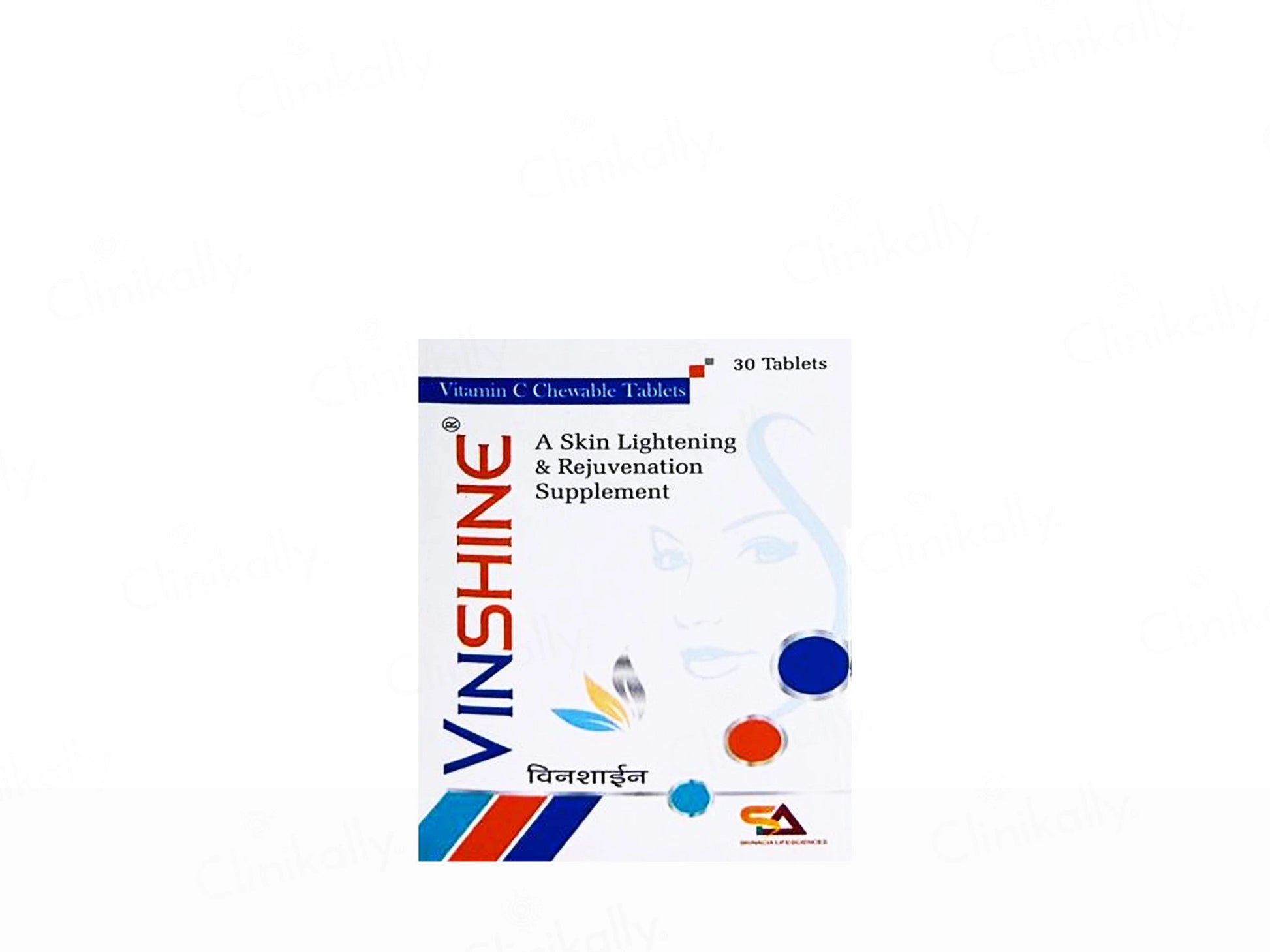 Vinshine Vitamin C Skin Lightening and  Rejuvenation Chewable Tablet