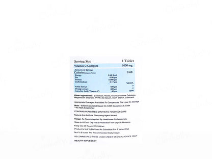 Vinshine Vitamin C Skin Lightening and  Rejuvenation Chewable Tablet