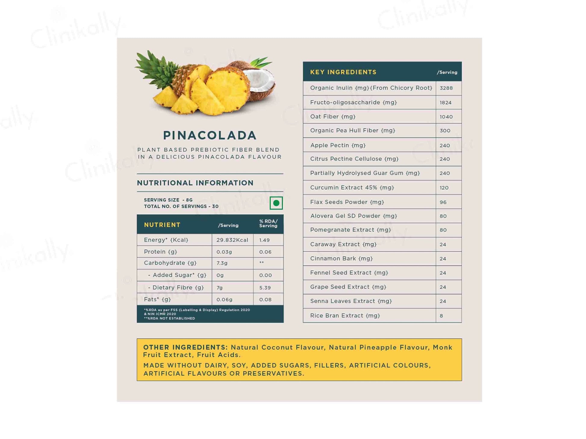 Wellbeing Nutrition Daily Fiber Powder