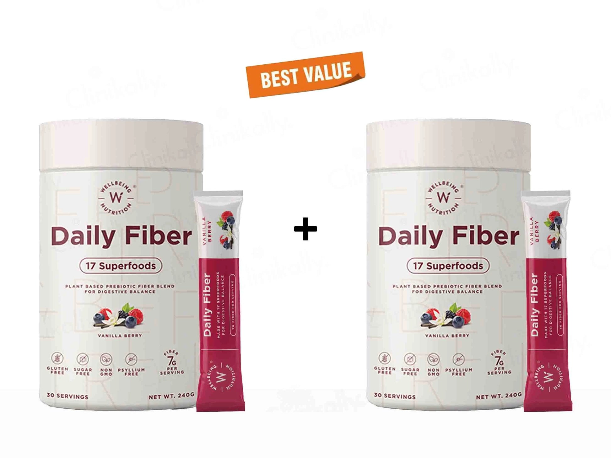 Wellbeing Nutrition Daily Fiber Powder