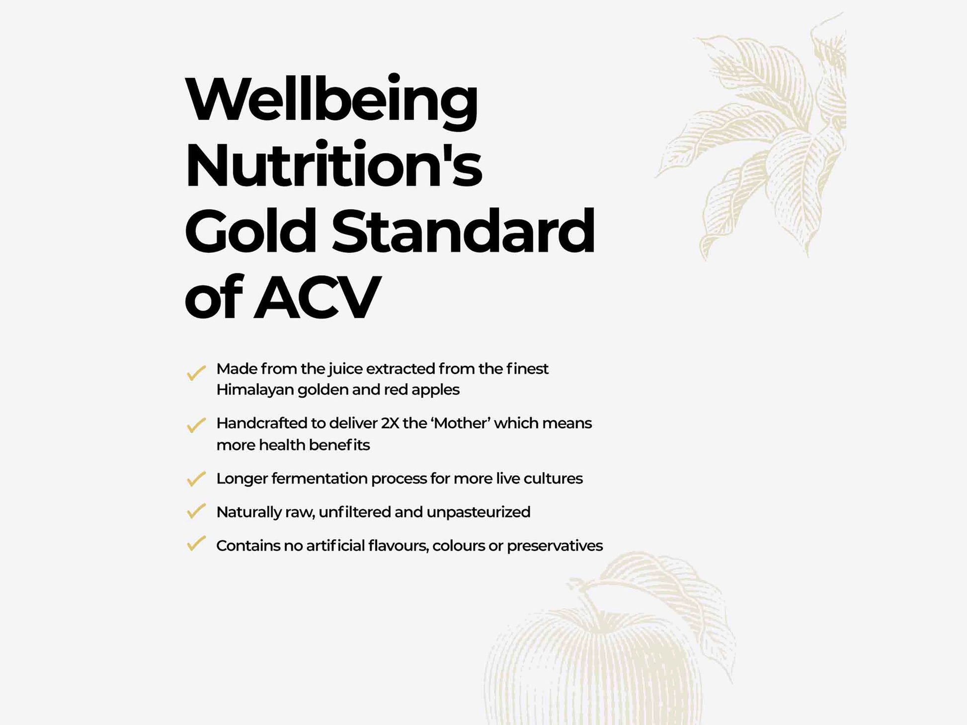 Wellbeing Nutrition Organic Apple Cider Vinegar
