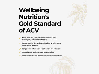Wellbeing Nutrition Organic Apple Cider Vinegar
