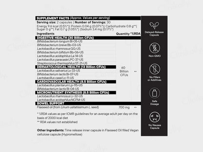Wellbeing Nutrition Slow Extra Strength Daily Probiotics Capsule