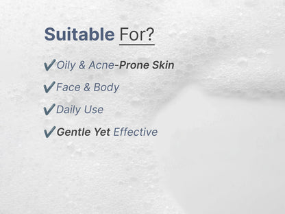 Wild Oak 5 Percent Benzoyl Peroxide Acne Wash For Face and  Body