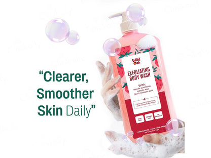 Wild Oak AHA BHA Exfoliating Body Wash