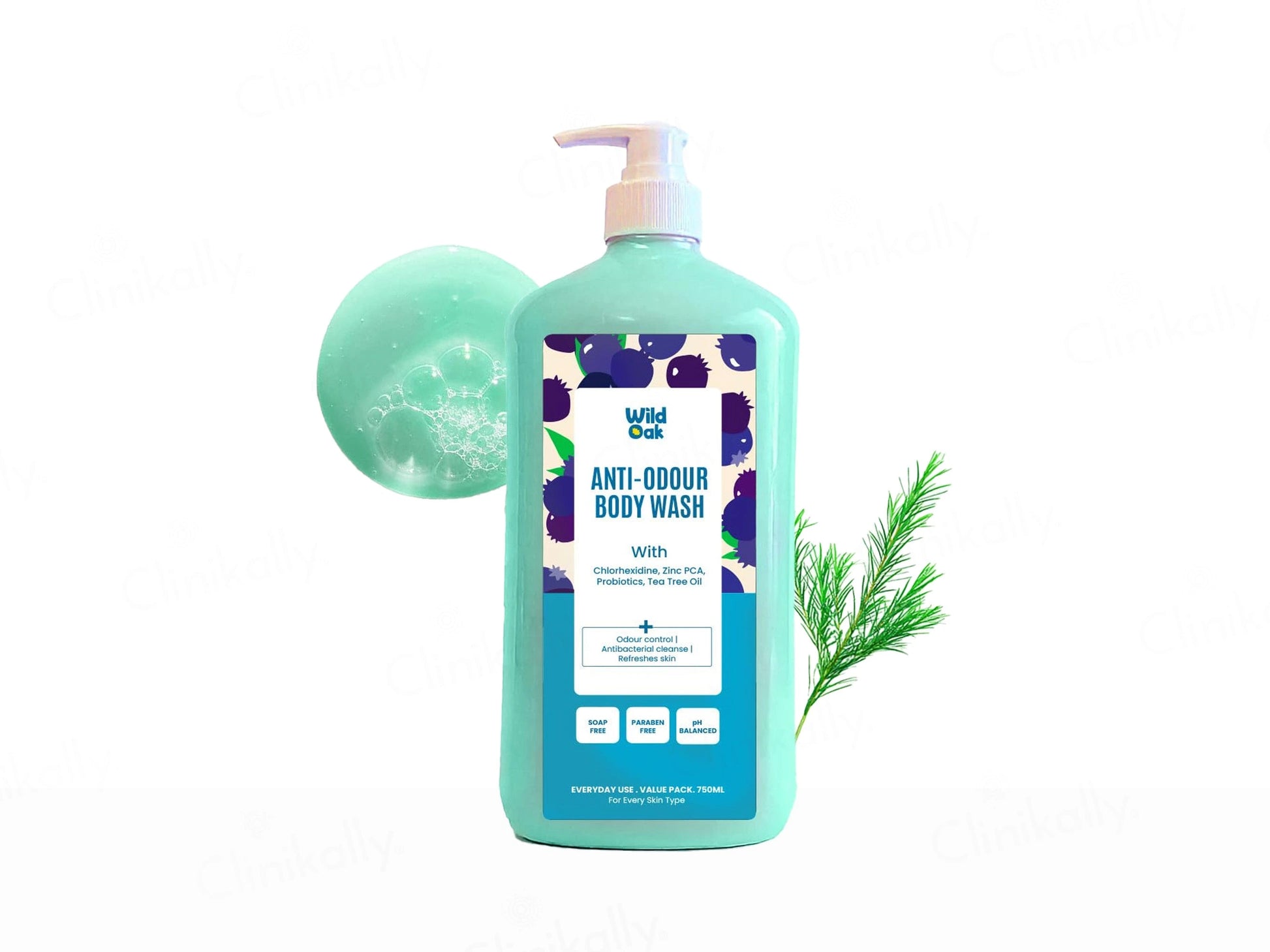Wild Oak Anti-Odour Body Wash