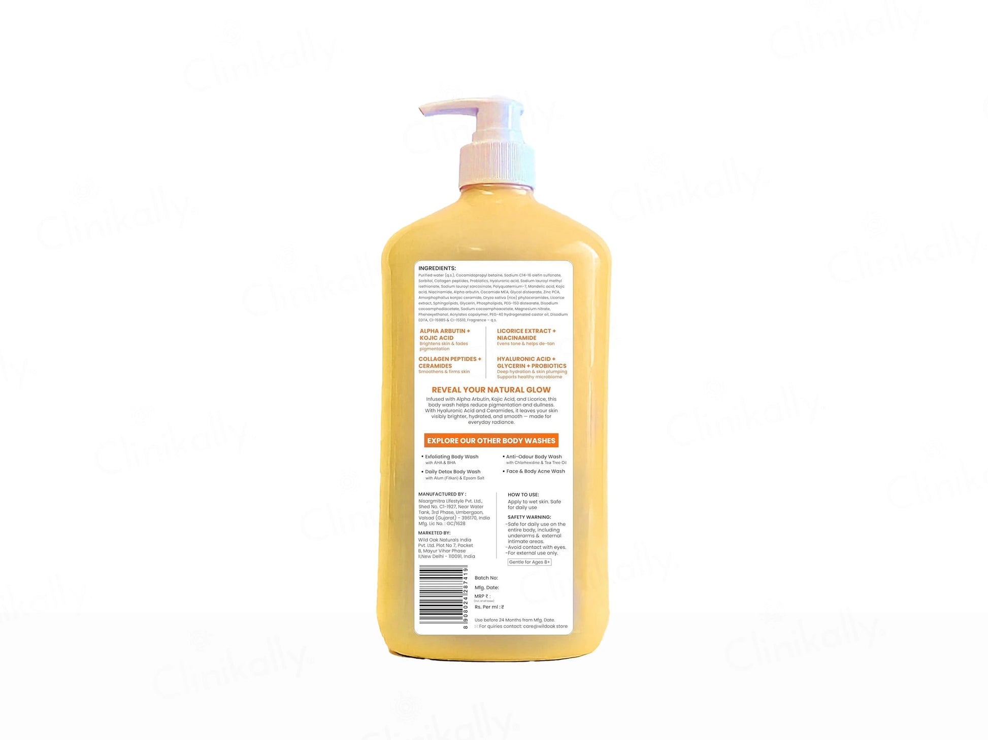 Wild Oak Brightening Body Wash