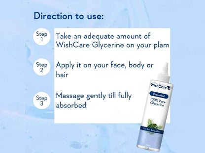 WishCare 100 Percent Unscented Pure Glycerine