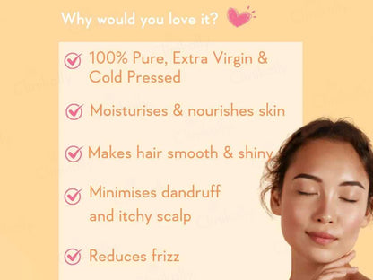 WishCare Cold Pressed 100 Percent Pure Castor Oil