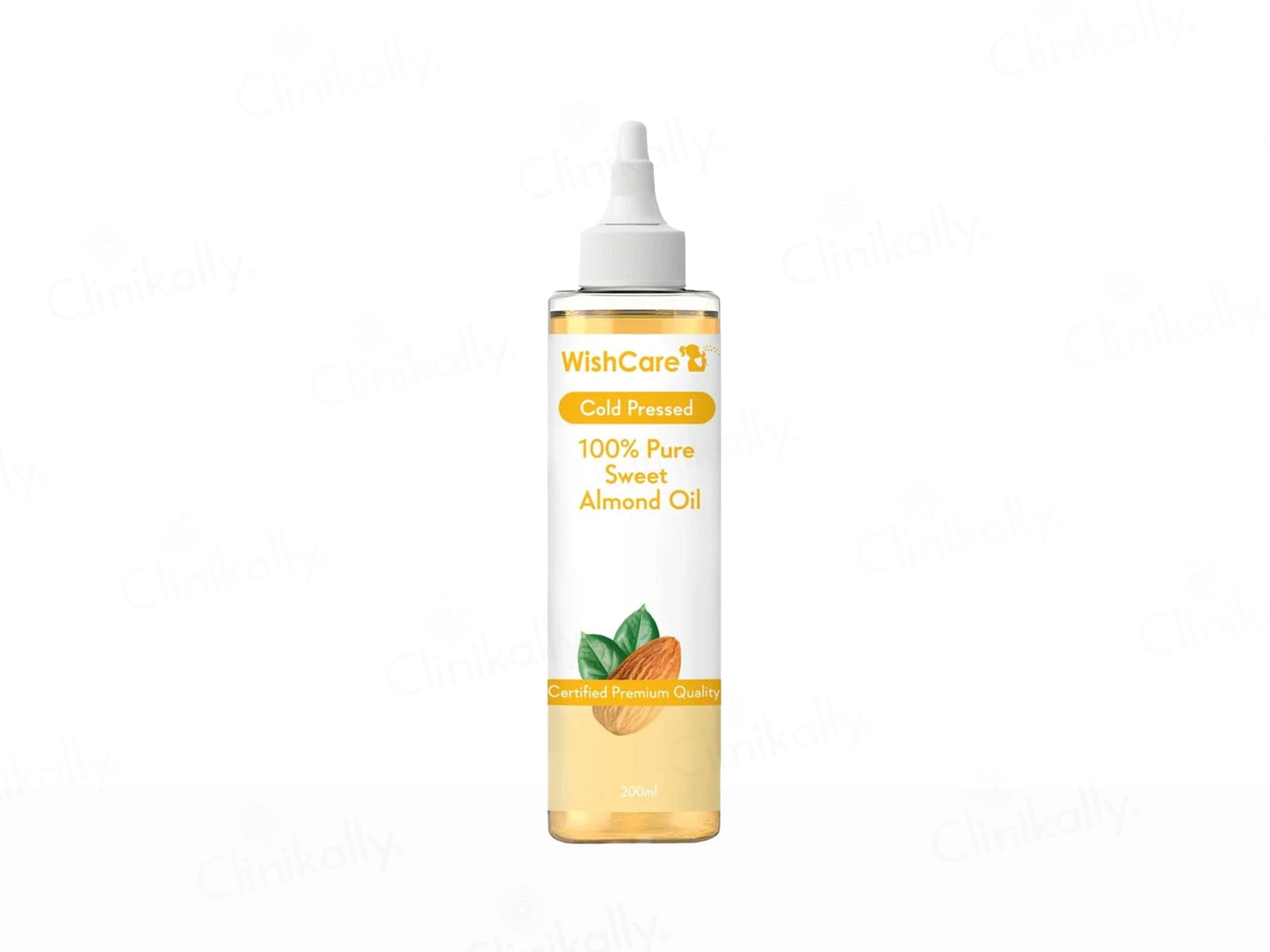 WishCare Cold Pressed 100 Percent Pure Sweet Almond Oil