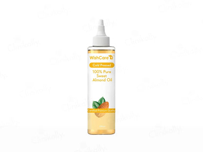 WishCare Cold Pressed 100 Percent Pure Sweet Almond Oil