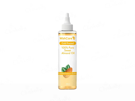 WishCare Cold Pressed 100 Percent Pure Sweet Almond Oil