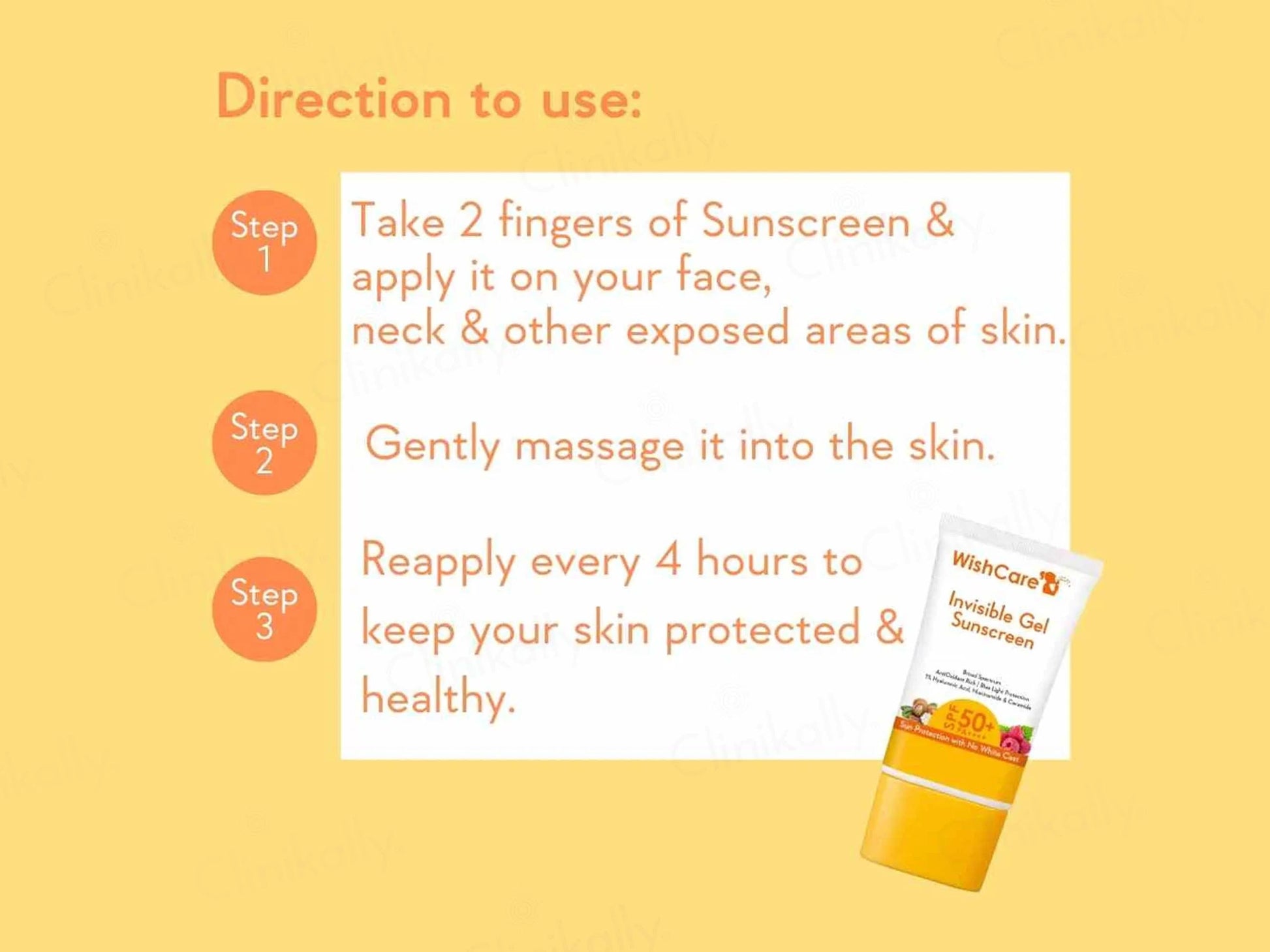 WishCare Invisible Gel Sunscreen SPF 50 PA