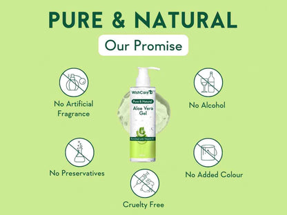 WishCare Pure and  Natural Aloe Vera Gel