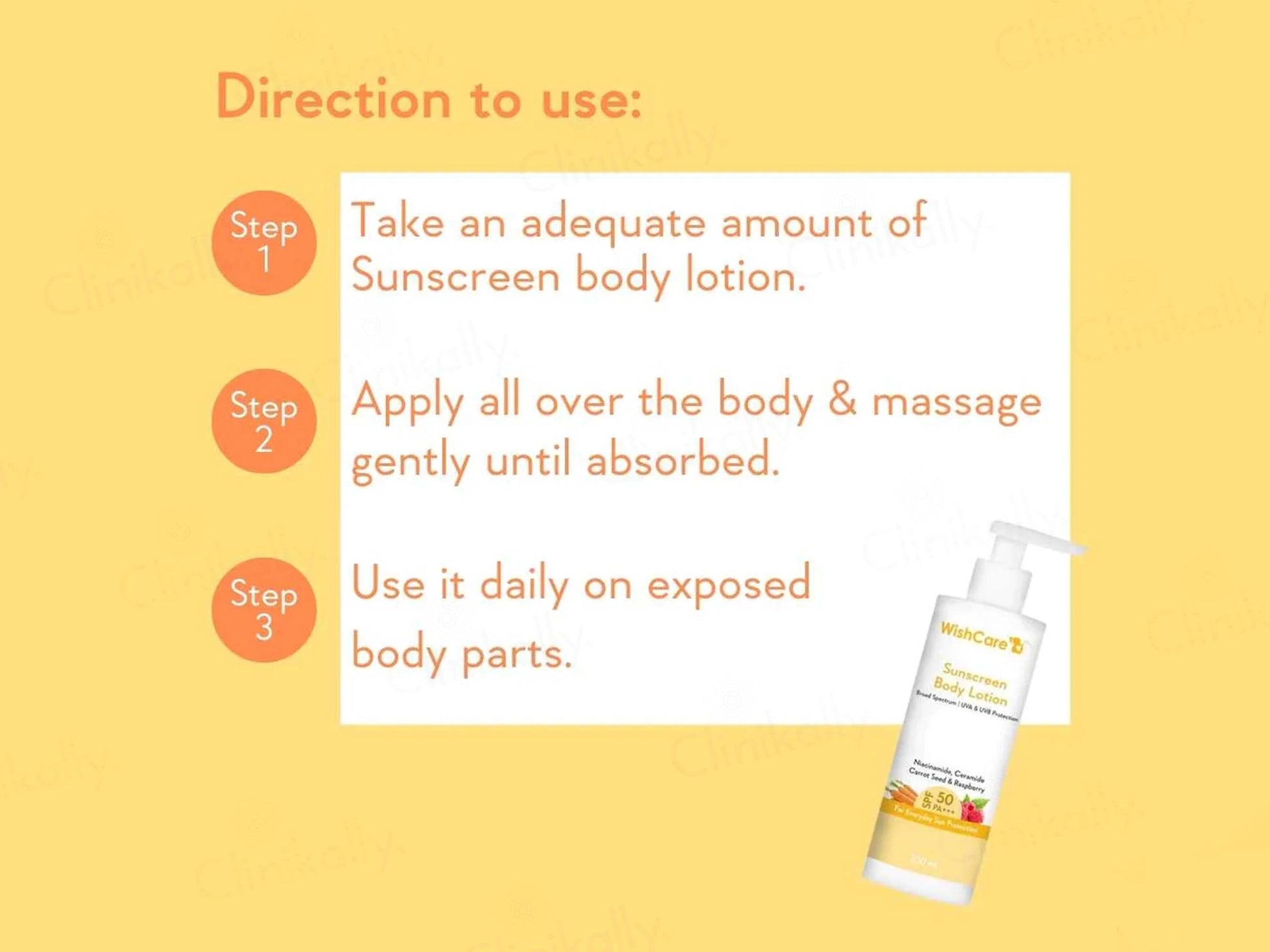 WishCare Sunscreen Body Lotion SPF 50 PA
