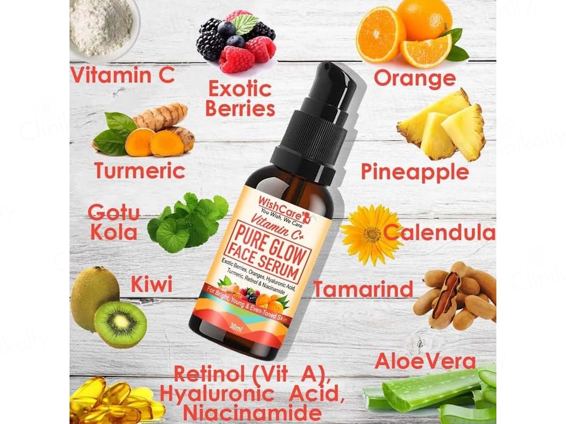 WishCare Vitamin C Pure Glow Face Serum