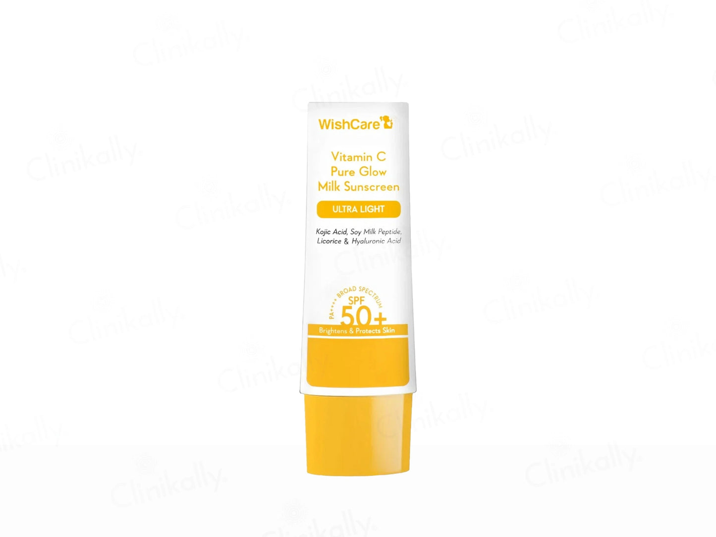 WishCare Vitamin C Pure Glow Milk Ultra Light Sunscreen SPF 50 PA