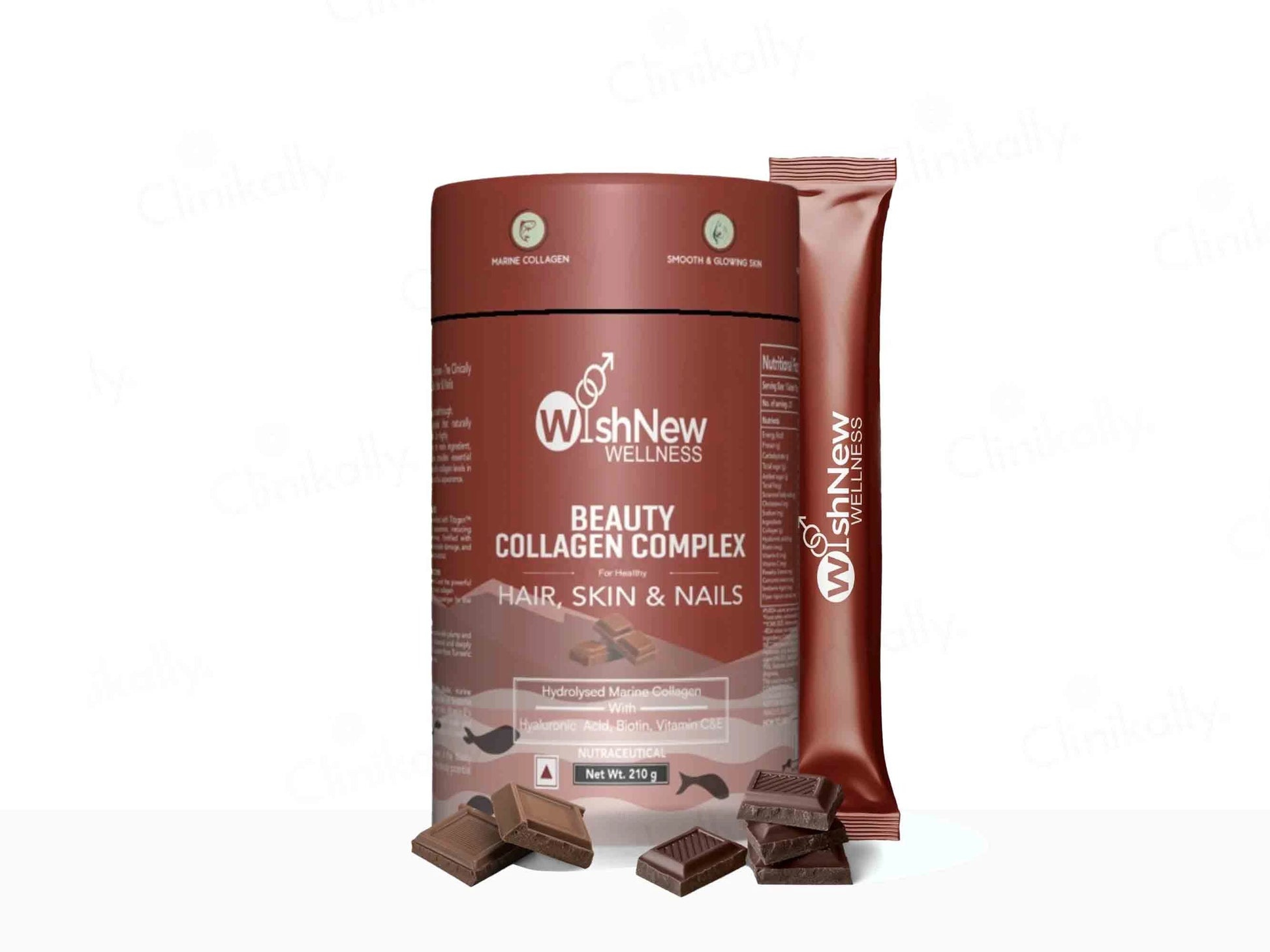 WishNew Wellness Beauty Collagen For Healthy Hair, Skin and  Nails