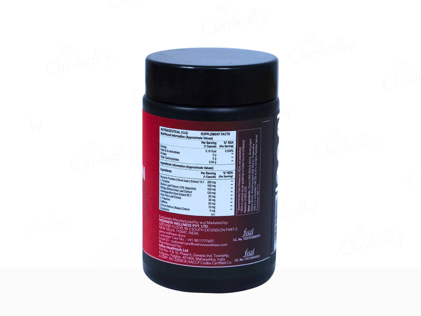 WishNew Wellness Genius Brain Focus and  Memory Capsule