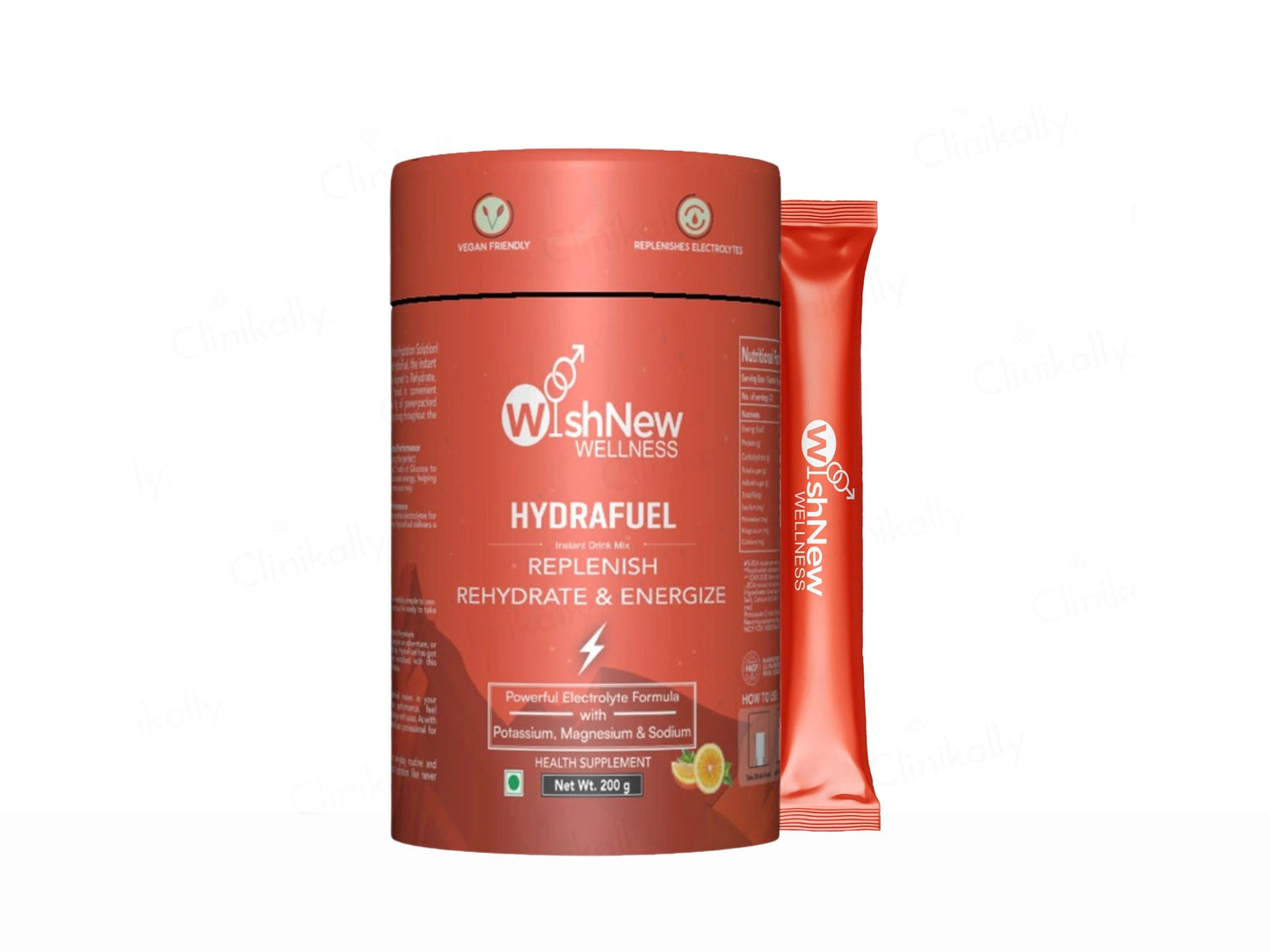 WishNew Wellness Hydrafuel Instant Energy Drink Mix